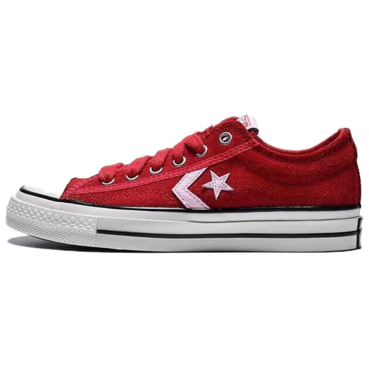 Converse Cons Seasonal Comfortable Versatile Low-Top Canvas Shoes Unisex sneakers Red A17854C 38