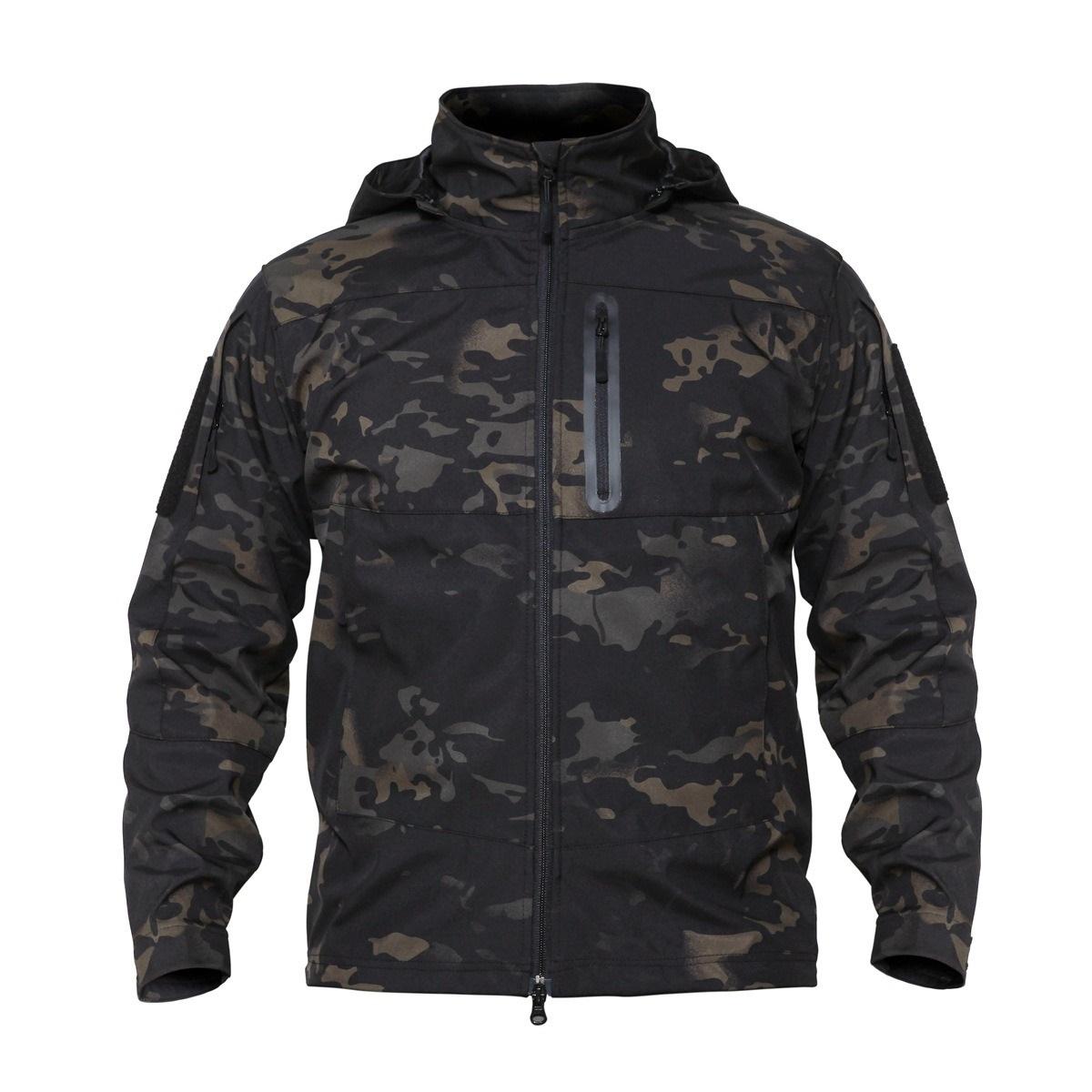 

0103184 Men s Jacket Camouflage Top Softshell Jacket Coat 3XL