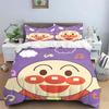 Anpanman Squad Bedding Set Double Twin Full Queen King Kids Bedclothes Duvet Cover Pillowcase Decoration Christmas Gifts