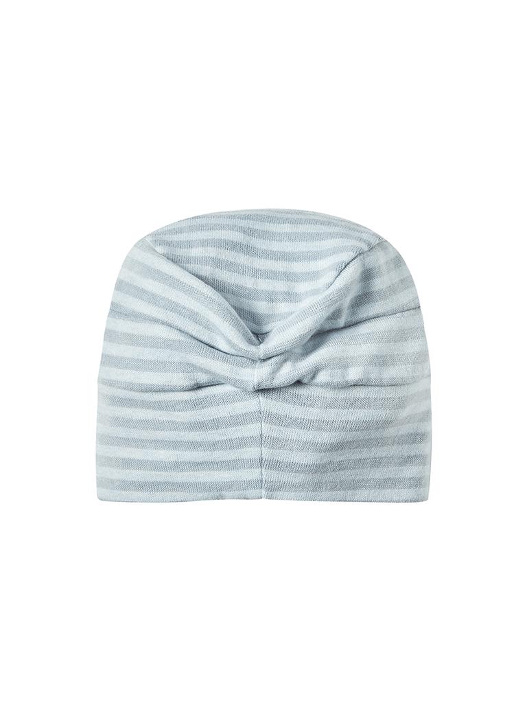 NYXX Oversized Stripe Beanie Light Blue