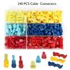 240x 22-10 AWG T-Tap Quick Insulated Splice Wire Terminal Connectors Combo Kit