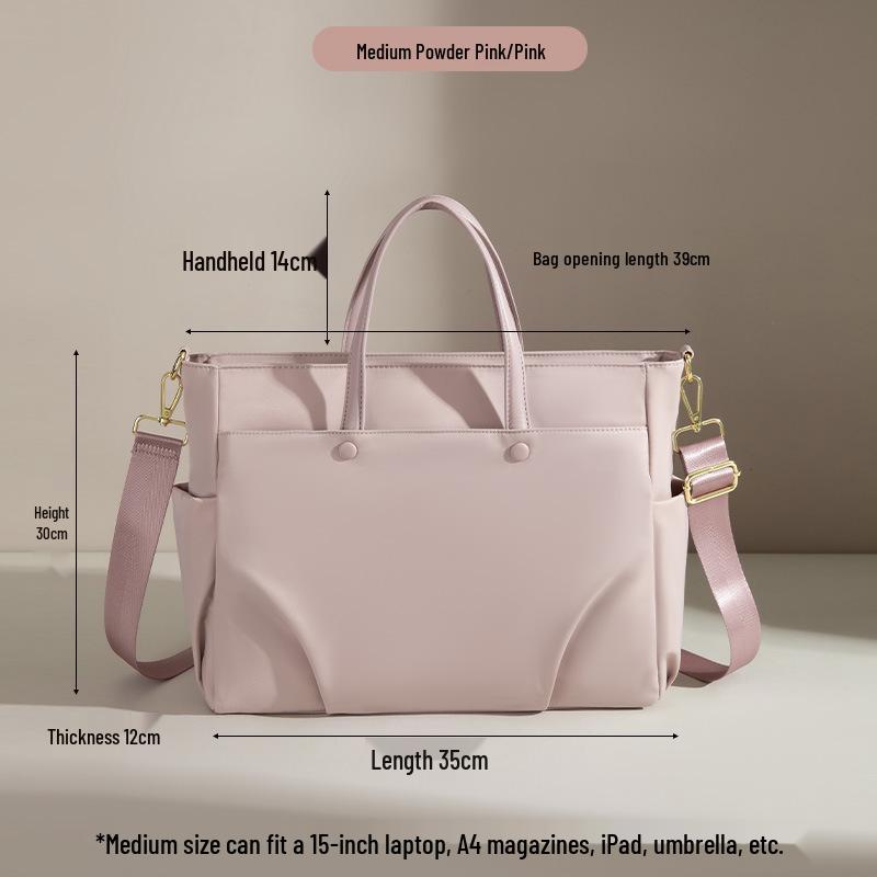 Damen Laptop Schultertasche - Große Kapazität 15,6" Aktentasche Tote