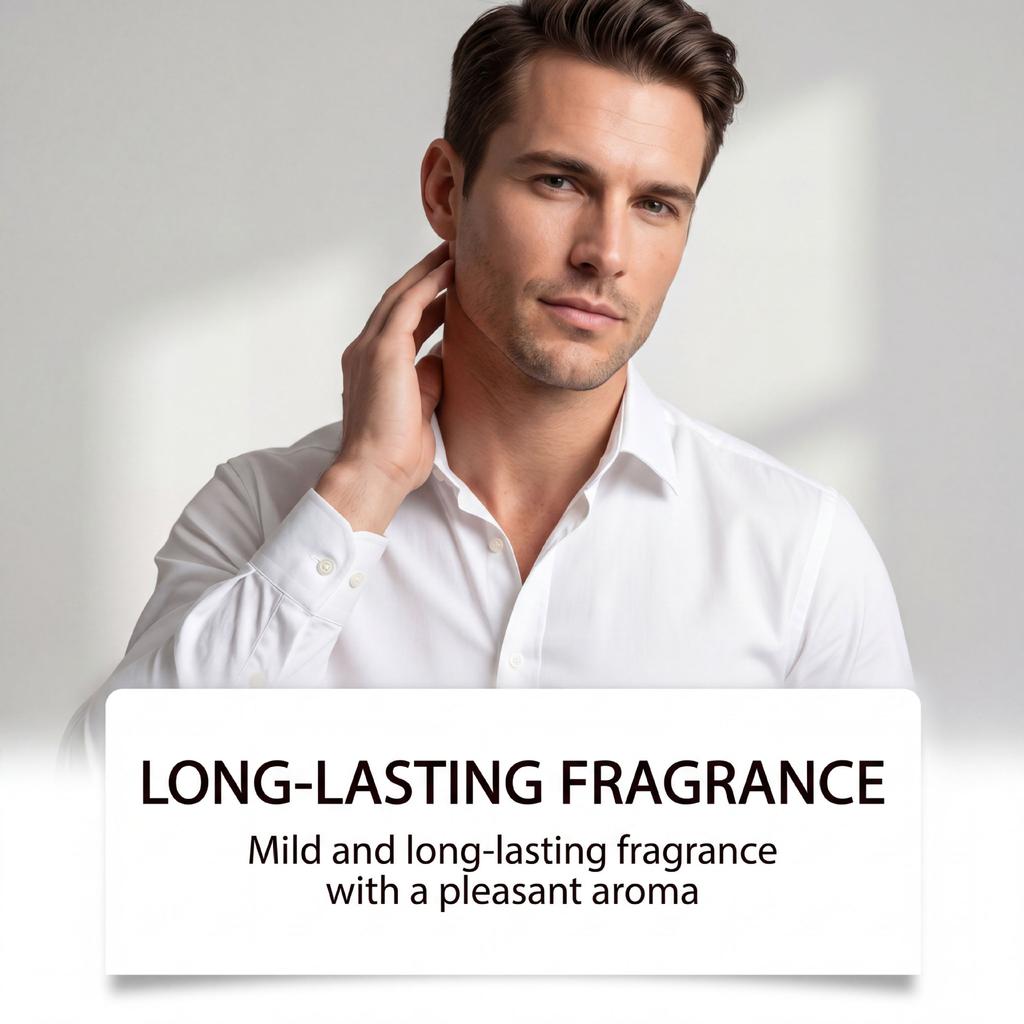 Men's Eau de Toilette 50ml Natural Long-Lasting Scent Unique Gentle Charm for Daily Date Commute