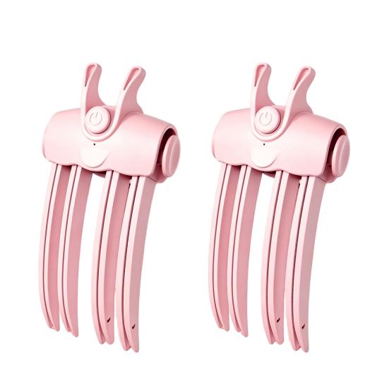 Cordless Volume Clip for Hair 2Pcs Heated Clip, Electric Root Volumizer Crimper, 3 Minute Lifting Portable Comb Flat Hair, Dual