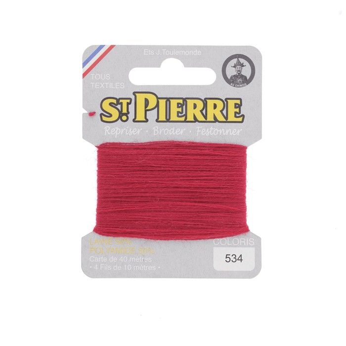 Laine Saint Pierre - repriser broder festonner 10 pièces - Att 534