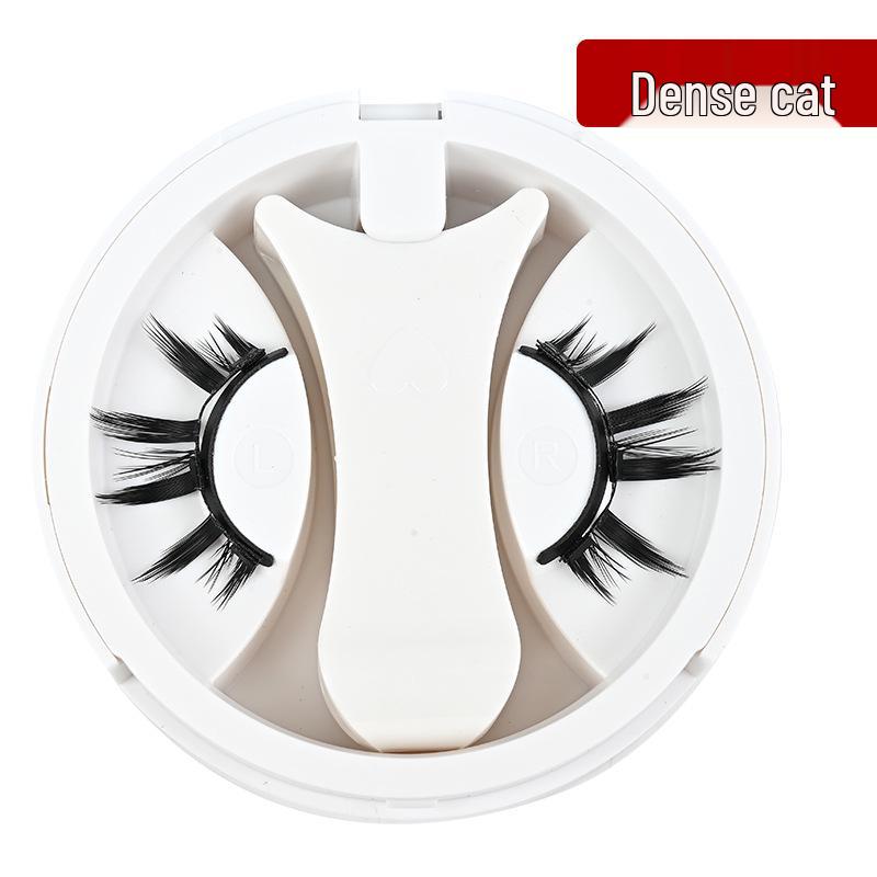 Magnetic Reusable Eyelashes in Glue-Free Portable Case for Beginners