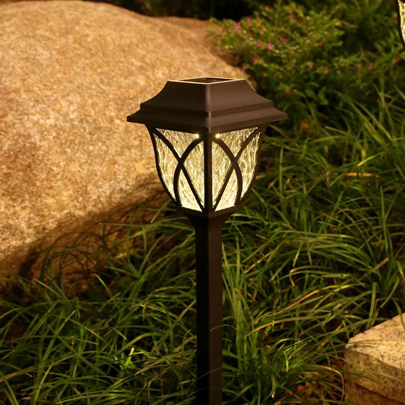 Waterproof Solar Courtyard Lawn Light with Ground Insert for Outdoor Yard and Garden Decoration