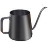 Black 304 Stainless Steel Gooseneck Kettle 250ml Ergonomic Handle for Precise Pouring of Home Office Pour Over Coffee