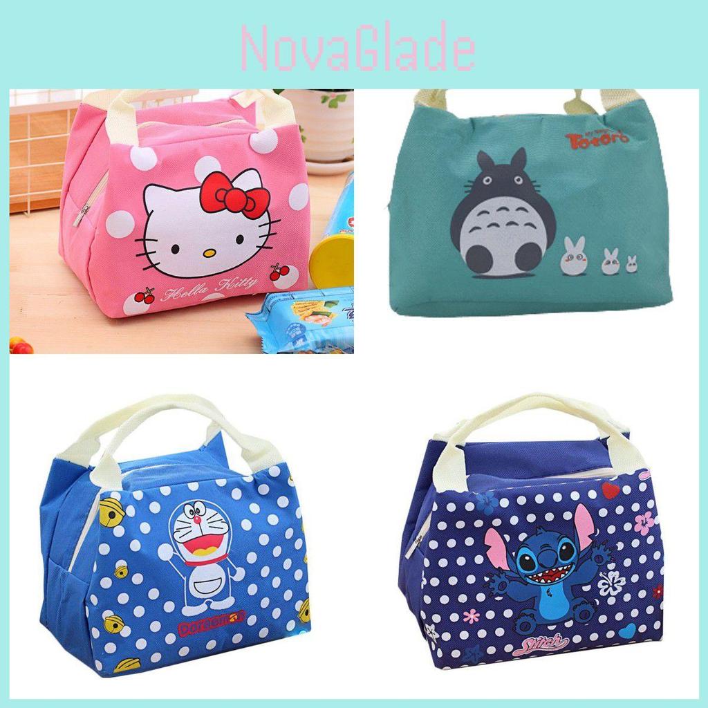 Doraemon Totoro Stitch Waterproof Cute Lunch Bag With Large Capacity