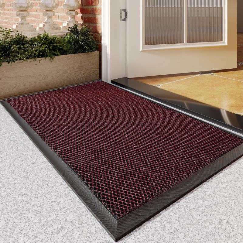 Hotel Anti-slip Floor Mats Elastic Super Soft Entrance 3D Mesh Heavy Duty DoorMats Outdoor Villa Welcome Mat Anti-fouling Doormat Easy To Clean