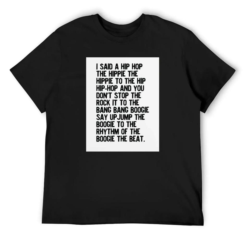 RAPPERS DELIGHT Hip Hop CLASSIC MUSIC T-Shirt summer top new edition blue archive mens graphic t-shirts