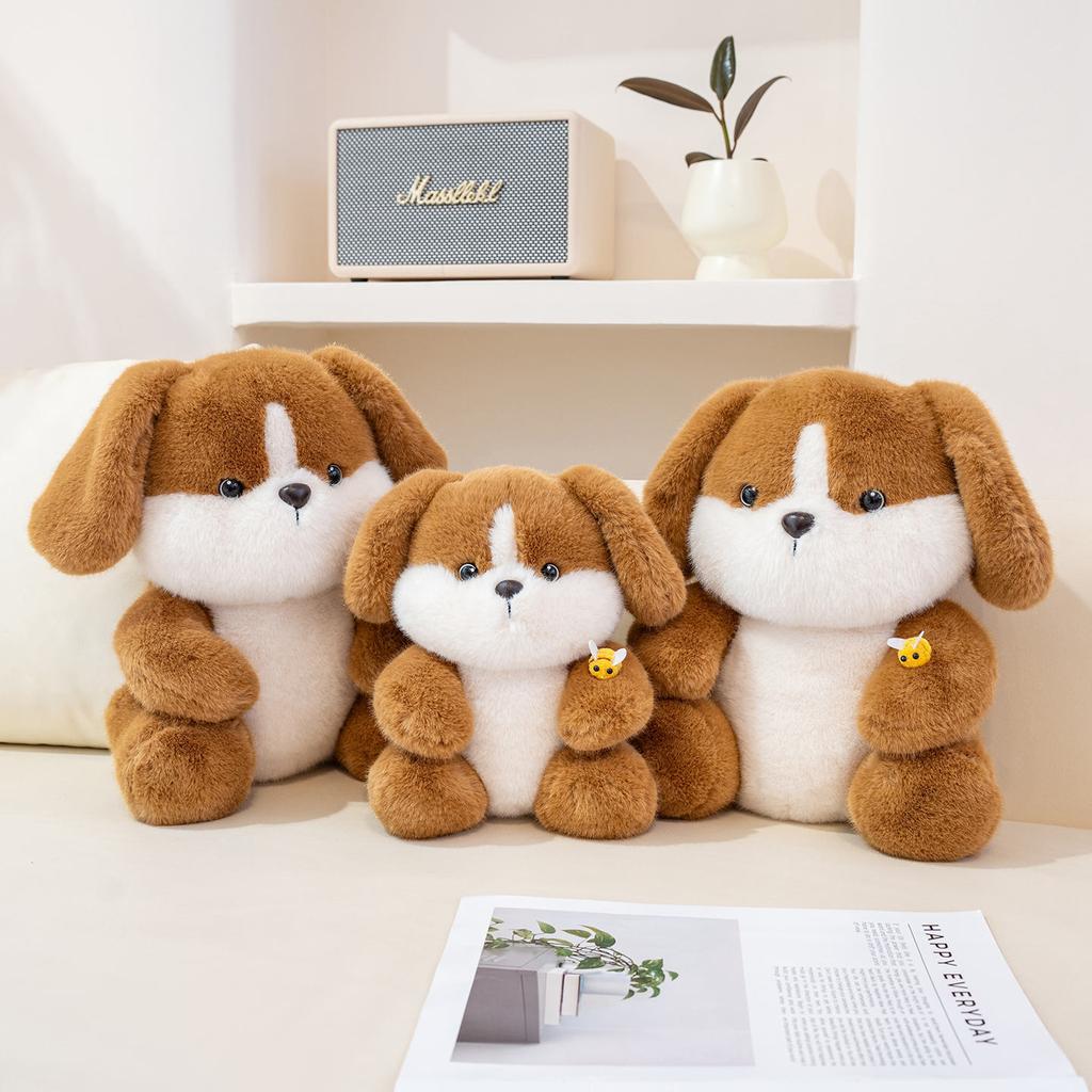 Cartoon Nepalese Puppy Plush Toy Cute Dog Doll Give Girls Children Birthday Gift