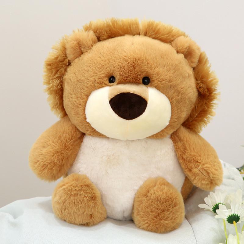 Lion Plush Toy Husky Doll Wholesale Cross-border Doll Panda Pillow Creative Birthday Gift 30cm