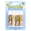 Lot Varié de Baumes à Lèvres Bio, 4 Types, 4,25G (15 oz) Chaque