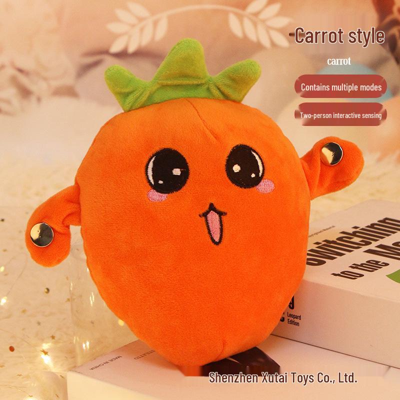 

Interactive Plush Fruit Piano: Strawberry, Banana, Carrot Toy for Kids 23x16x9cm