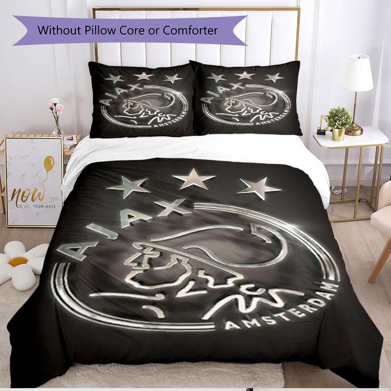 3pcs Duvet Cover Set (1*Duvet Cover + 2*Pillowcase, Without Core), Ajax Print Soft All‑Season Bedding Set, Home Bedroom Decor Gift