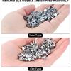 Tire Spikes Wheel Studs Snow 100pcs 6.5mm/0.26" Anti-Slip Tire Studs, Heavy Duty Wheel Tire Snow Studs for Car, ATV, Motorcycle, Bike, Shoes