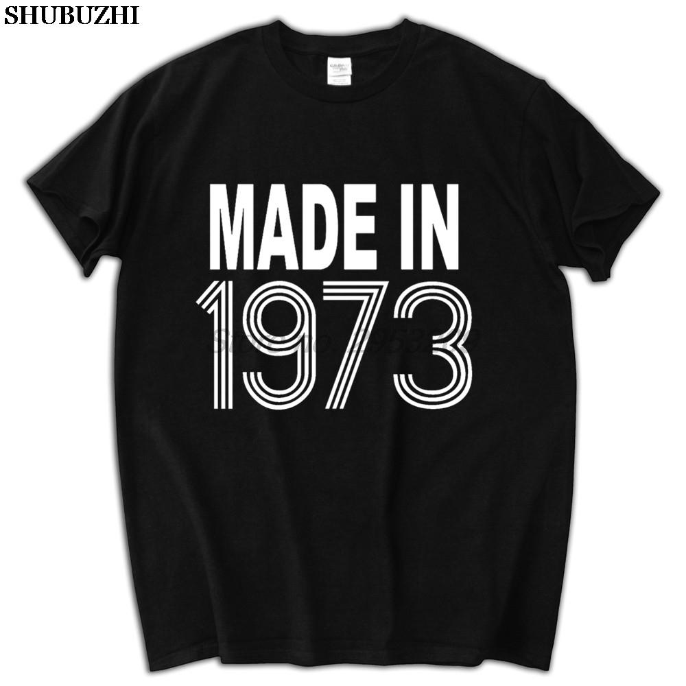 MADE IN 1973 (40th BIRTHDAY) JOKE T-SHIRT Men Brand T Shirt T Male Top Tees Sbz5672