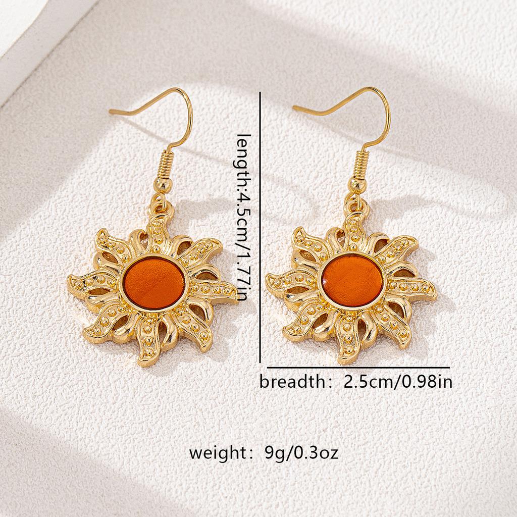 Vintage Sunflower Earrings