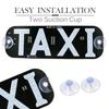 LED Sign Decor,Taxi Flashing Suction On Car Window with USB and On/Offf Switch Taxi Light Lamp Taxi Sign