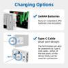 Smart Tuya WiFi Thermostat for Gas Boiler Heating /Cooling Powered by Battery/USB Works With Alexa Google Home Daily Programable