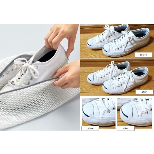 KB Seiren Cleaning God Shoe Washing Brushing Net, White, 25 x 38 cm, S082