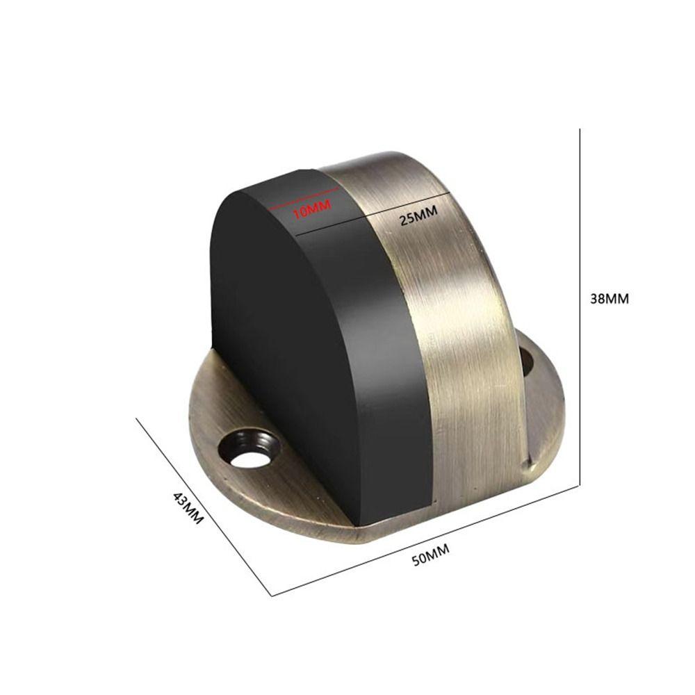 New Stainless Steel Door Stopper Non Punching Anti-collision Door Suction Nail-free Hardware Door Holder Furniture