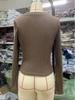 2026 Women's Slim V-Neck Ribbed Knit Sweater - Long-Sleeved Autumn/Winter Top