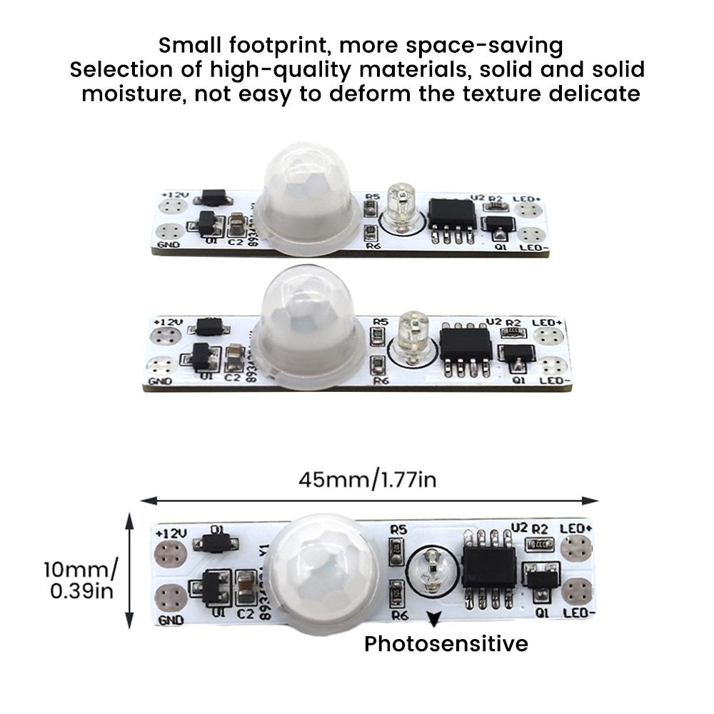 Touch Switch Capacitive Module PIR Motion Sensor DC5-24V Infrared Human Body Sensing Module LED Dimming Control Lamps