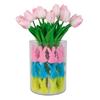 Easter Bunny With Tulips High Elastic Sponge Stamping Flower Arrangement PU Sponge