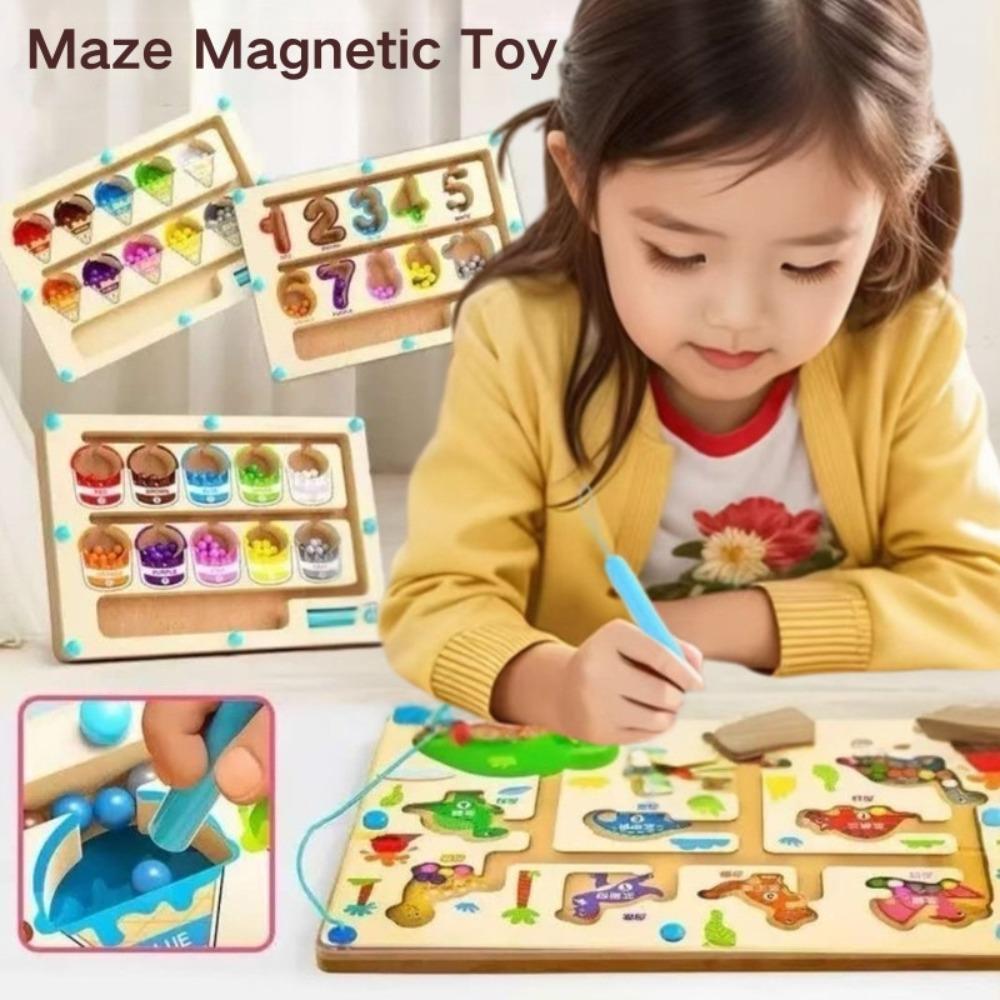 Creative Toy Color Sorting Games Fine Motor Skills Development Moving Bead Games  Sensory Play