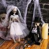 Human Skeletons Skull Bride and Groom Pendants  Halloween Party Decoration