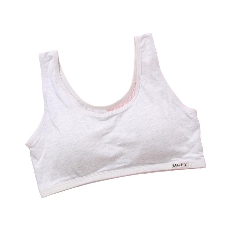 Bralette in Rete di Cotone Traspirante per Ragazze delle Medie - Senza Ferretto, Design Leggero