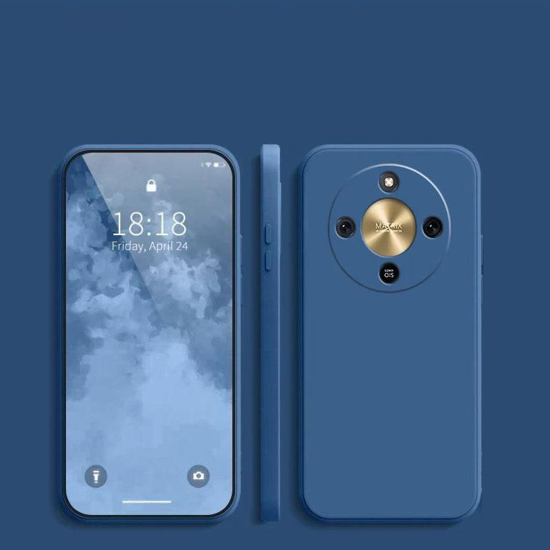 Luxus Business Minimalistisches Silikon Handyhülle für Honor X9d X70 High End Matt Hautfreundlich Kamera Schutz Stoßfeste Hülle Funda