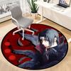 1pc Naruto Chair Carpet for Office, Indoor Non Slip Washable Polyester Fiber Carpet, Mat For Office, Machine Washable