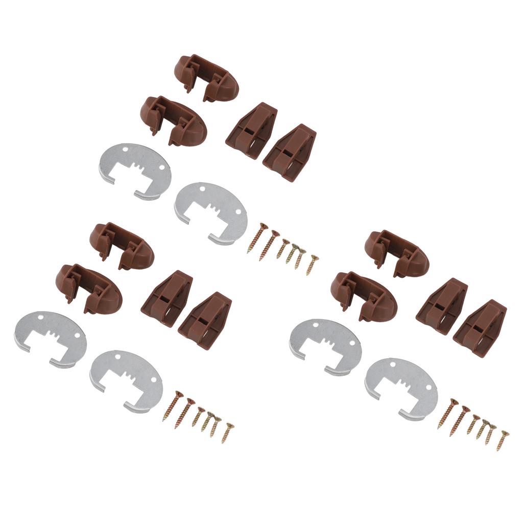 Drawer Slides Repair Kit ABS Robust Construction Easy To Install Drawer Guide Glide for Furniture