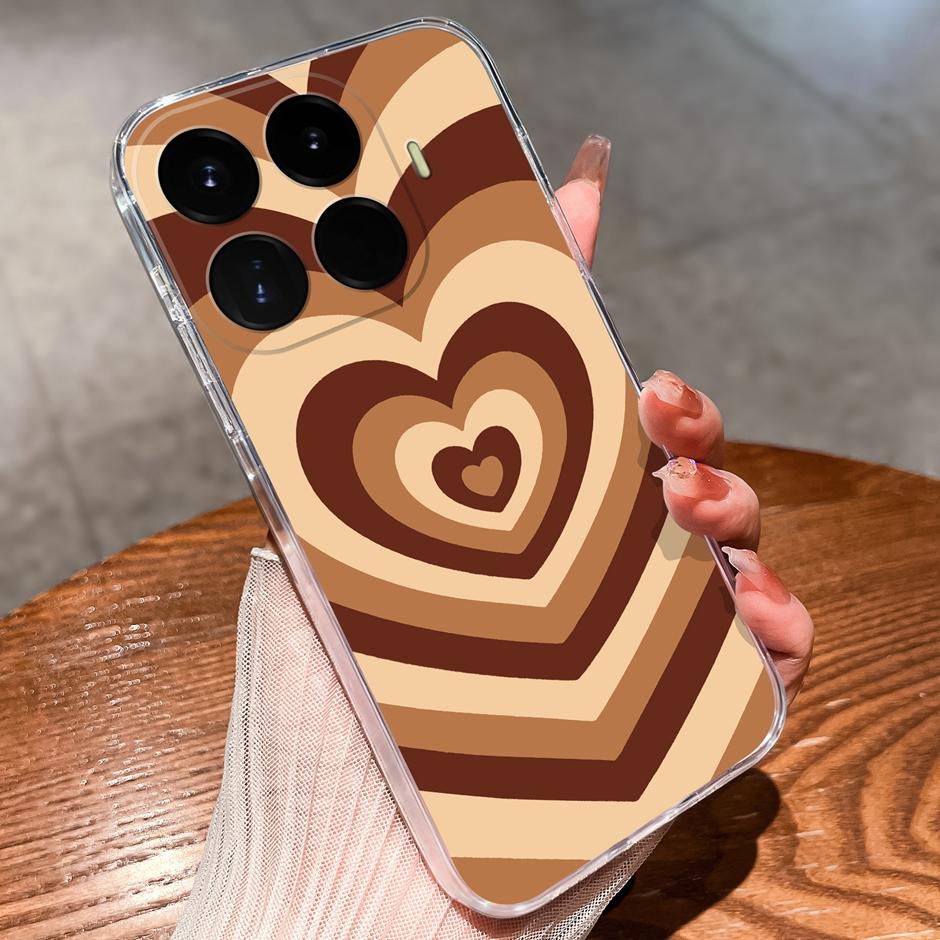 Case For Xiaomi17T 17Ultra Beautiful Flower Astronaut Anti-Fingerprint Transparent Shell For Xiaomi 17T 17 Ultra Coque Funda