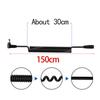 1PC DC Male  Femalespring Cable Connector5.5 X 2.5 Mm 5.5mm X 2.1mm Straight Plug Power Charger150cm 70cmextension Cord