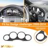 Interior Dashboard Panel Cover Trim For Dodge Challenger 2009-2014 Carbon Fiber
