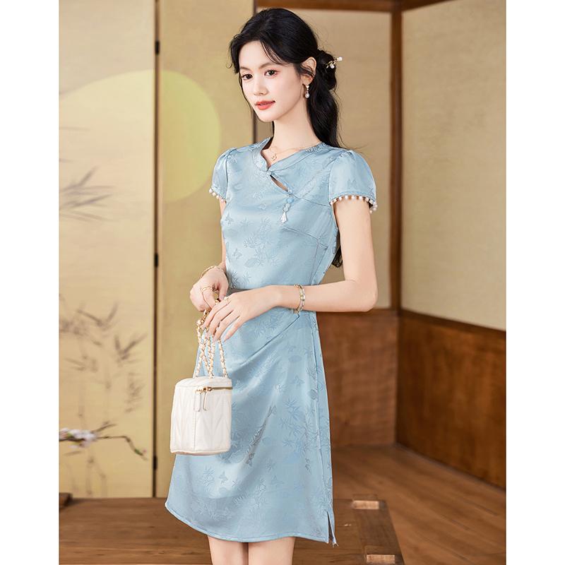 Summer Slimming Temperament, High-end Feeling, New Chinese Style Dress