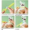 3Pcs Reusable Bag Sealing Ropes with Ring Handle Multi-Purpose Cable Ties
