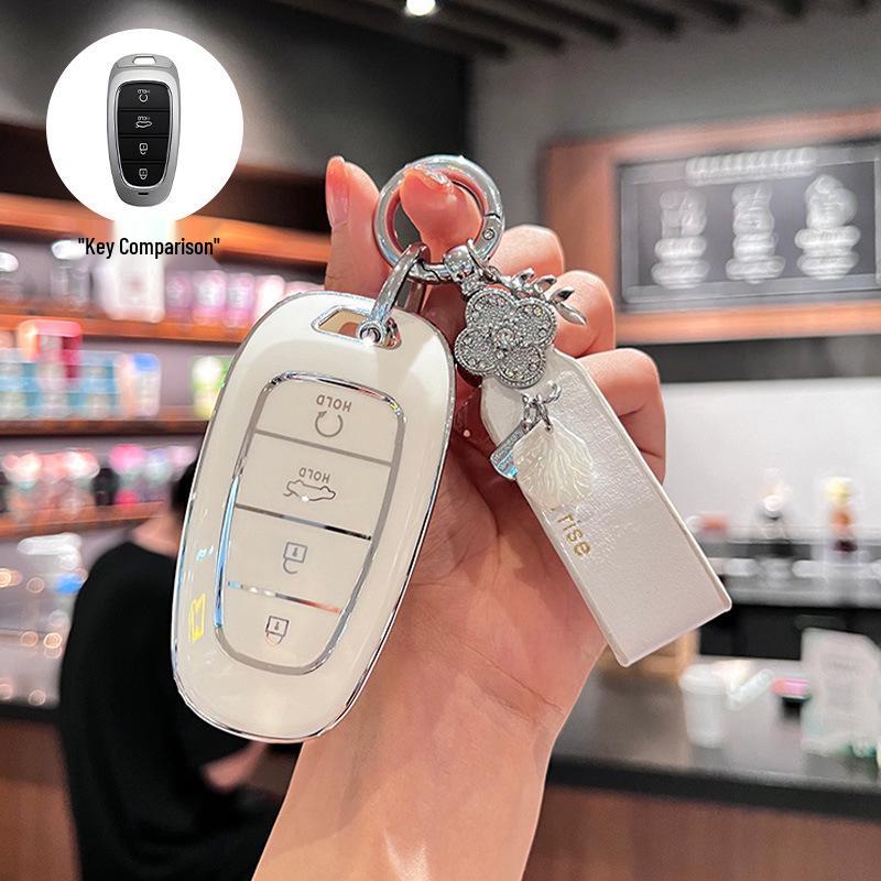 Beijing Hyundai Elantra Key Cover for Yuedong Shengda Mingtu Yixing iX35 - Car Protective Shell Bag