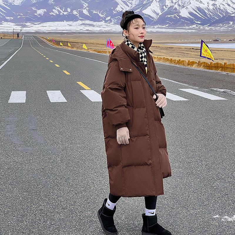 Thickened down cotton-padded clothes women's long loose bread clothes cotton-padded clothes winter new cotton-padded jacket