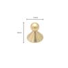 Modern Zinc Alloy Wardrobe Door Handle Single Hole Nordic Minimalist Cabinet Knob Drawer Handle Furniture Hardware