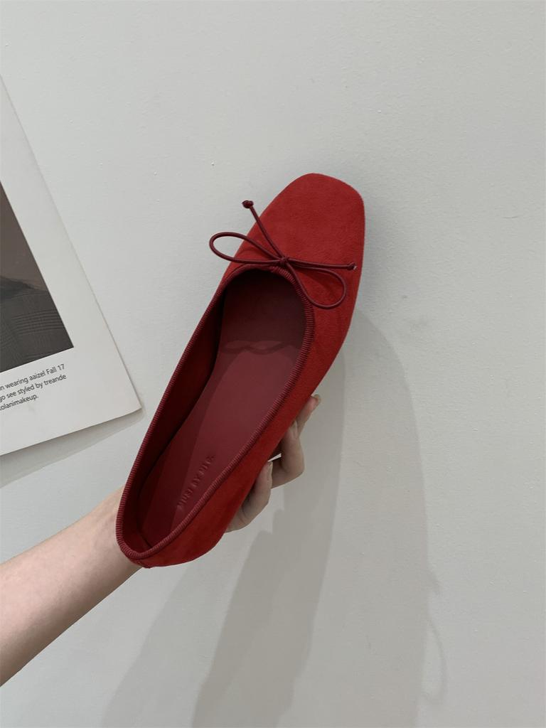 Fashion IPPEUM Women Velvet Ballet Flats Round Toe Shoes For Women 2025 New Leopard Mary Jane Shoes Ballerinas Zapatos Mujer