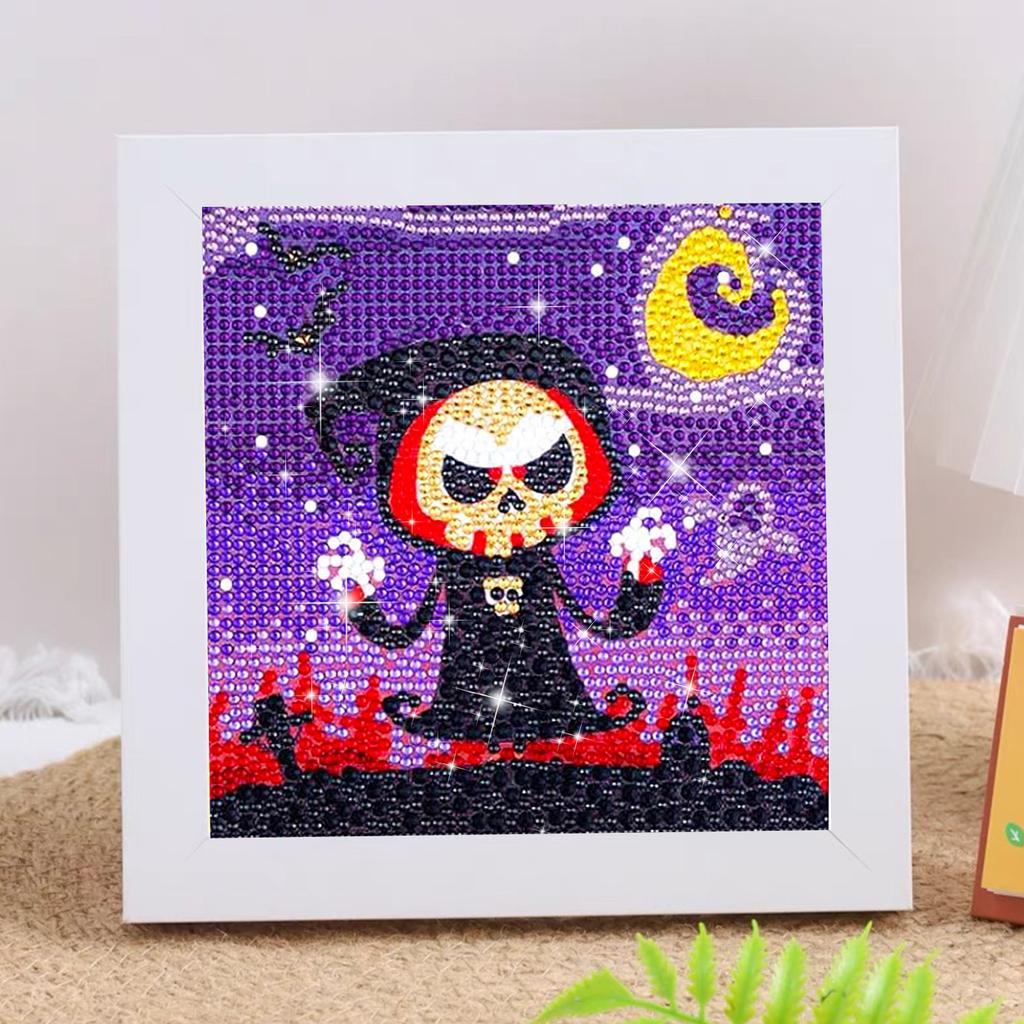 New Diy Diamond Painting Solid Wood Photo Frame Boxed Diamond Sticker Owl Cartoon Hand-Pasted Diamond Painting