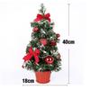 20/40cm Christmas Tree Home Bedroom Party Decorations Artificial Christmas Tree Children DIY Handicraft New Year Gift