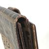 FENDI Zucca logo Zucchino Compact wallet Folded wallet Leather/PVC Brown/Beige