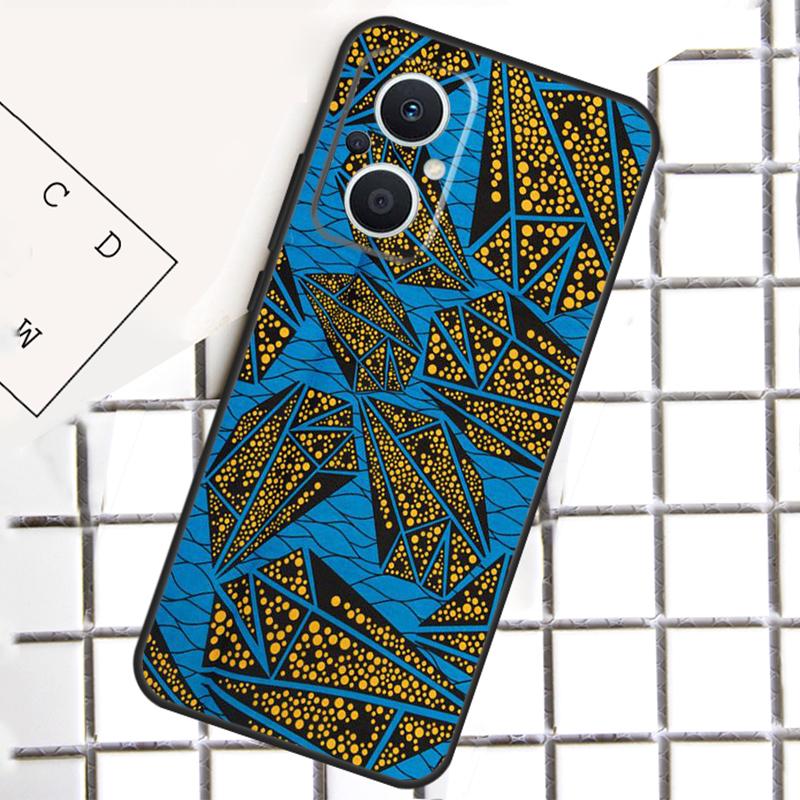 African Fabric Print Phone Case For OPPO Reno 8T 7 8 Lite 14F 14 13 12 11 F 10 Pro OPPO Find X8 X6 X5 X9 Pro Cover