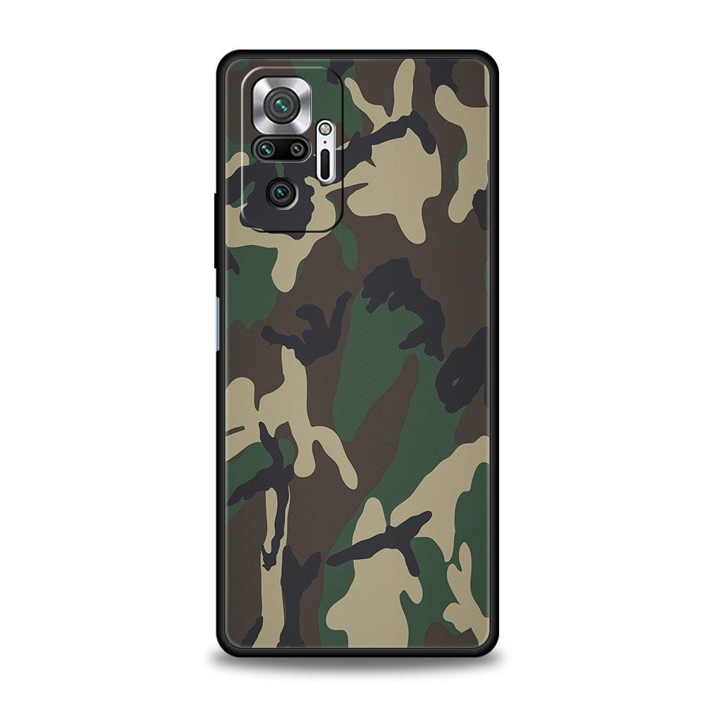 Camouflage Camo Military Army Phone Case For Xiaomi Redmi Note 13 12 5G 11 10 Pro Plus 4G 9S 9 8 7 9T 13C 10C 9C 9A Soft Cover